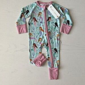 Toast + Jams Convertible Coverall Mermaids Spring0-3 3-6 6-12 12-18 18-24 months